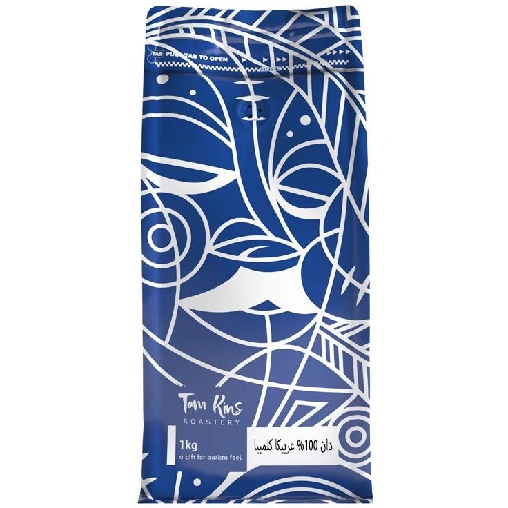 دان قهوه ۱۰۰% عربیکا کلمبیا 1 کیلوگرمی تام کینز