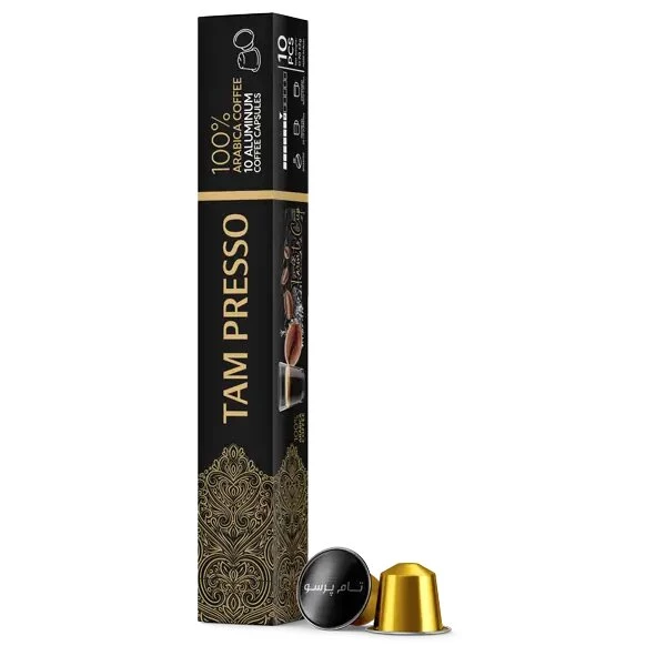 کپسول طلایی 100% عربیکا تام پرسو 10 عددی